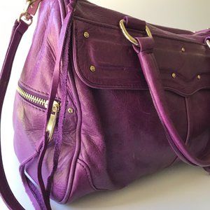 REBECCA MINKOFF Tassel Leather Handle Bag